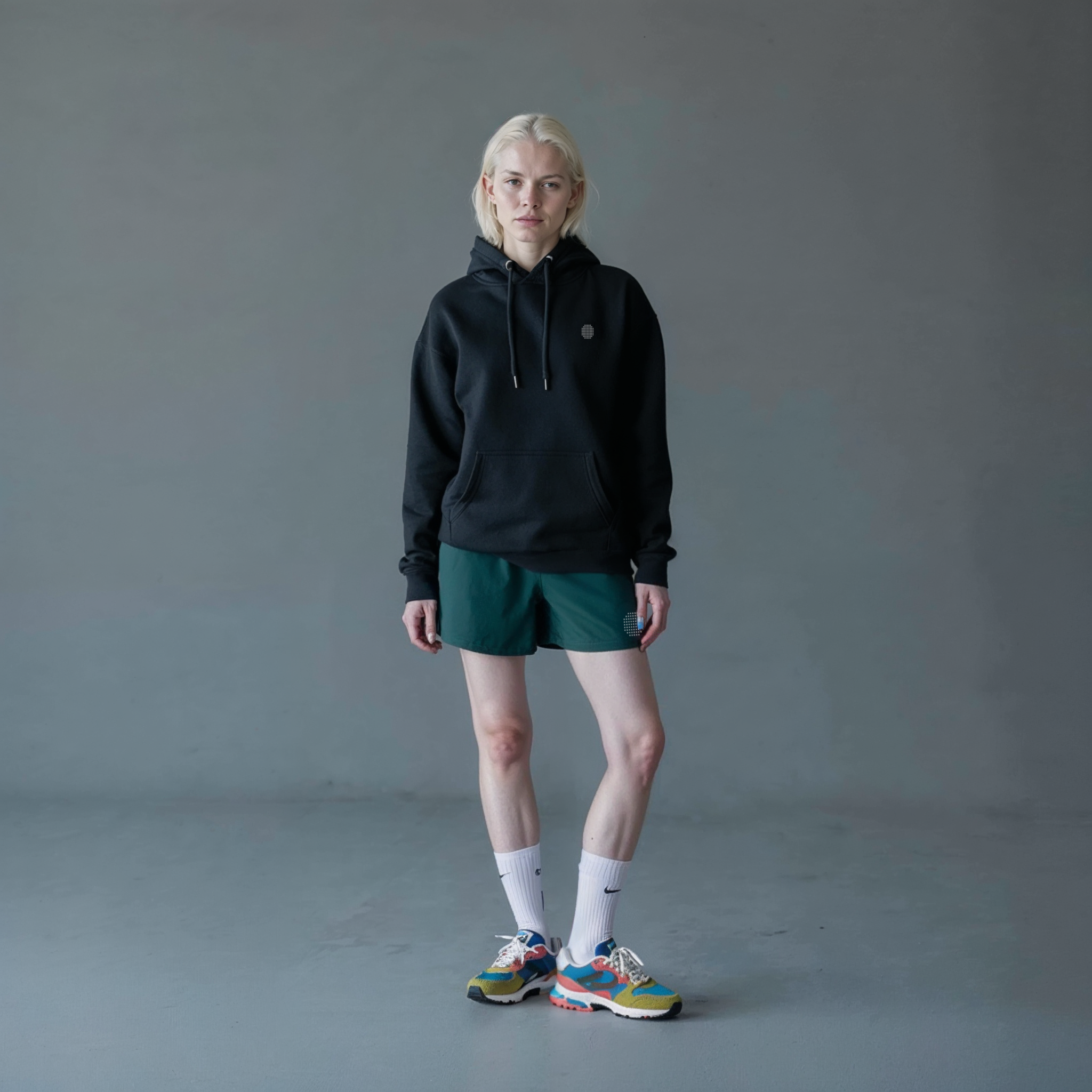 Long athletic shorts